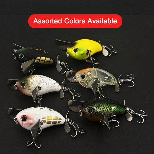 3pc 45mm/7g Micro Topwater Cicada Crawler Lure