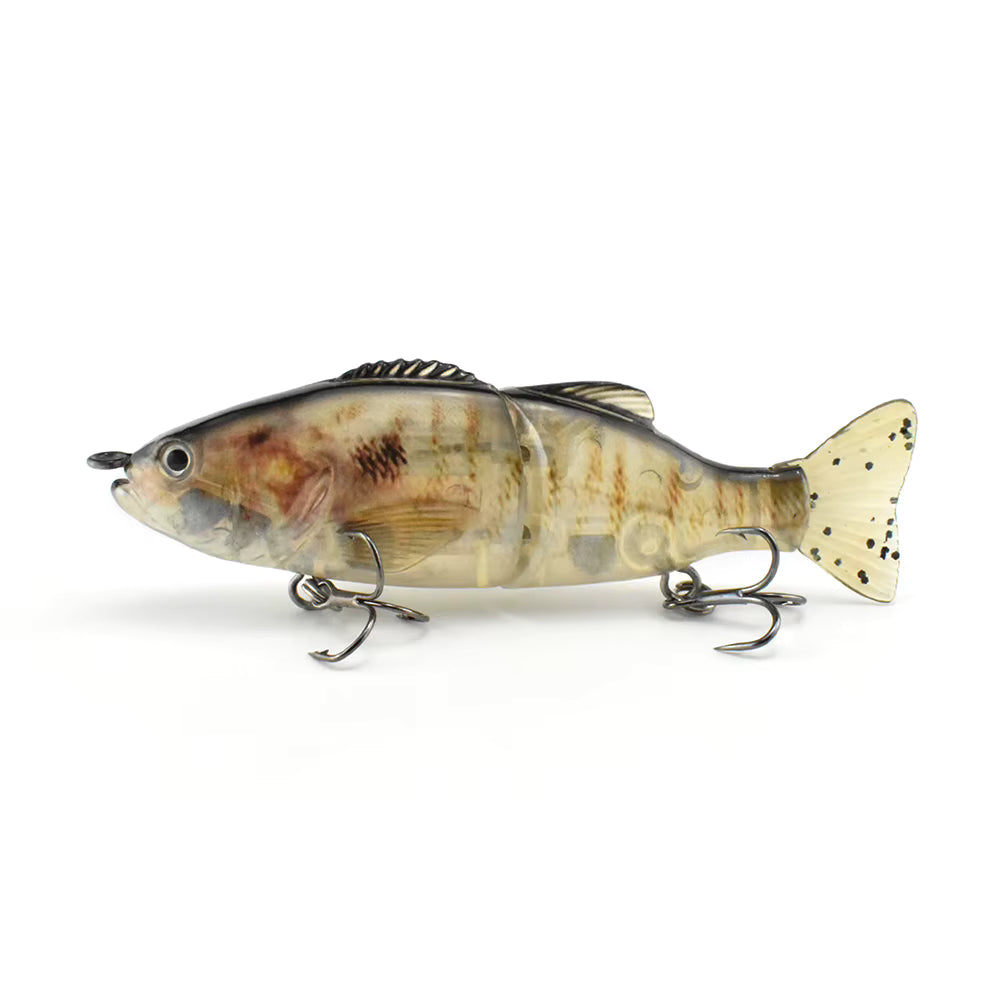 3.94in 0.68oz/100mm 19.4g 4 inchSwimShad Glide Baits Jointed Swimbait Bass Pike Salmon Trout Muskie Fishing Lure