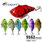 4pc 2.36in 0.52 oz/60mm 14.7g Sinking Plastic VIB Fishing Lure, Japanese Style 3D Vibration Hard Bait for Bass Freshwater Fishing