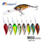 5pc 2.76in 0.74oz / 70mm 21g Floating Crankbait Hard Lure, Plastic Artificial Bionic Bait for Freshwater Fishing