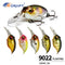 5pc 1.38in 0.21oz / 35mm 6g Noise Crankbait Hard Lure, GRIFFON Little Devil Artificial Bait for Bass Fishing