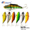 4pc 2.95in 0.51oz / 75mm 14.5g VIB Rattle Lure, Sinking Vibrating Hard Bait for Freshwater Topmouth Culter & Bass Fishing