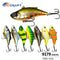 4pc 75mm /14.5g Sinking VIB Hard Fishing Lure, Vibrating Lipless Hard Bait for Culter, Largemouth Bass Freshwater Fishing