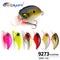 5pc 1.97in 0.37oz / 50mm 10.5g Rock Crankbait Saltwater Lure, Bionic Hard Bait for Sea Bass & Topmouth Culter