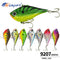 5pc 2.76in 0.85oz / 70mm 24g Plastic Sinking VIB Lure, Long Cast Japanese Style Hard Bait for Bass Freshwater Fishing