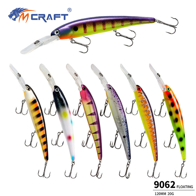 4pc 4.72in 0.71oz / 120mm 20g Floating Minnow Hard Lure, Realistic Artificial Bait for Topmouth Culter & Bass Freshwater Saltwater Fishing