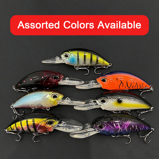 4pc 3.43in 0.56oz  87mm 16g Crankbait Hard Lure, Plastic Artificial Bait for Topmouth Culter & Bleak Freshwater & Saltwater Fishing