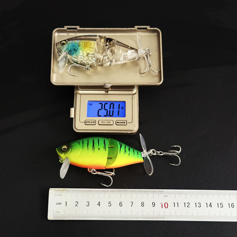 3pc 85mm/25g Topwater Minnow Prop Lure