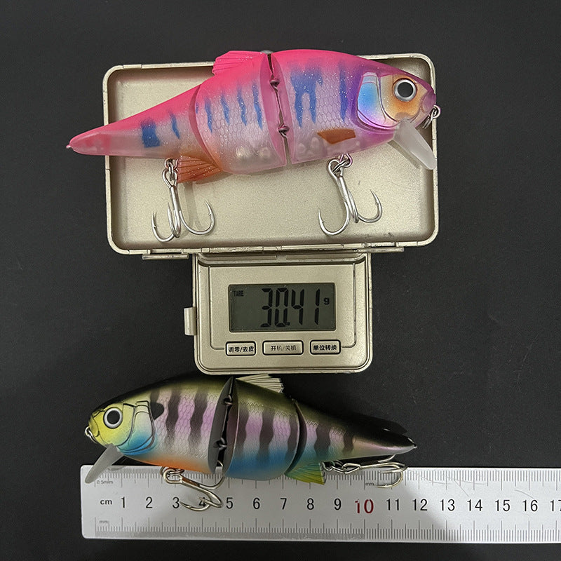 3pc 115mm/30g Floating Multi-Jointed Minnow Glide Bait