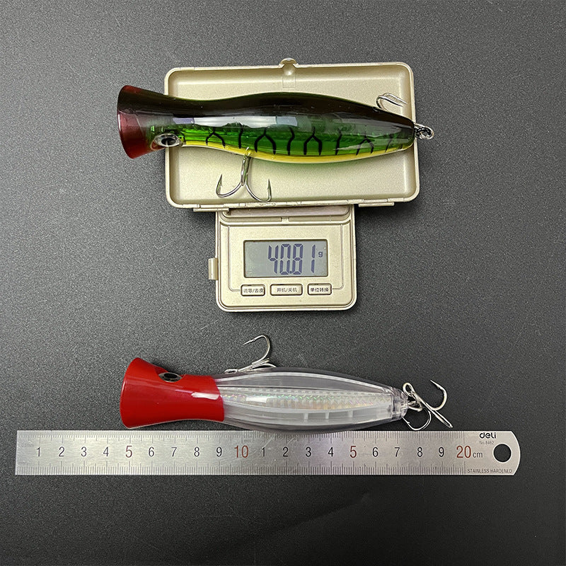 3pc 4.72in 1.52oz/120mm 43g Giant Topwater Popper Lure