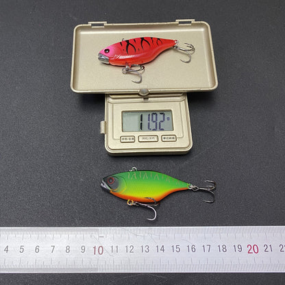 4pc 60mm/11.9g Sinking VIB Fishing Lure, Long Cast Hard Bait for Bass, Culter, Freshwater & Saltwater