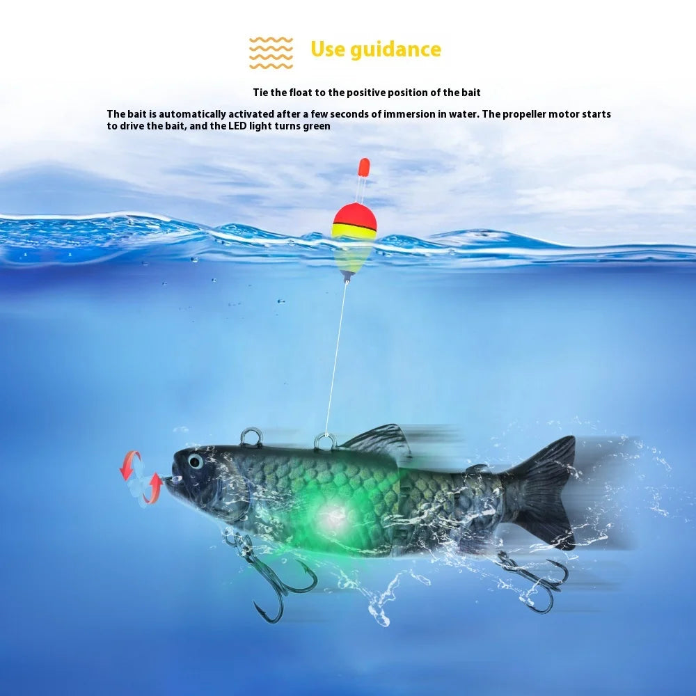 90mm/20g Robot Bait Electronic Fishing Lure Artificial Swimming Bait New Colors