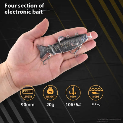 90mm/20g Robot Bait Electronic Fishing Lure Artificial Swimming Bait New Colors