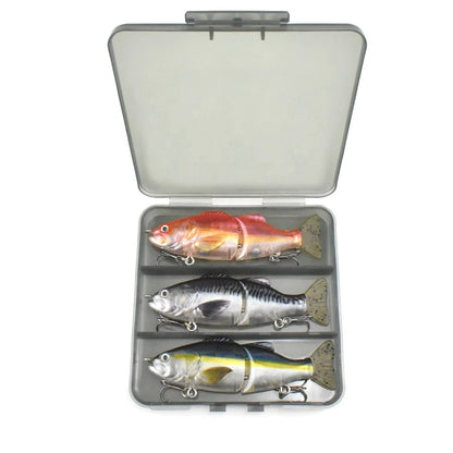 3.94in 0.68oz/100mm 19.4g 4 inchSwimShad Glide Baits Jointed Swimbait Bass Pike Salmon Trout Muskie Fishing Lure