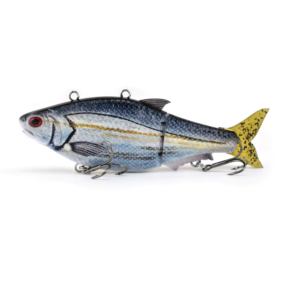 165mm/29.2g Automatic Swimming Bait Customized Fishing Lure Tail-driven Electronic Robot Bait with Anti-tangle Function & LED Light