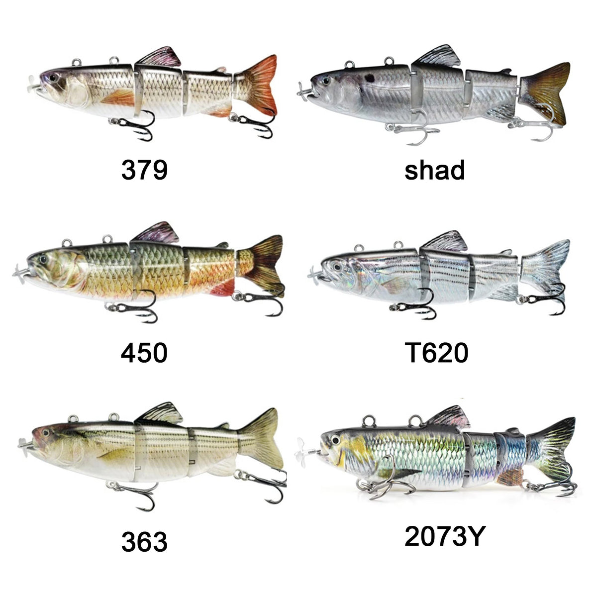 130mm/35g  Automatic Swimming Bait Customized Fishing Lure of 4 Sections of Robot Bait
