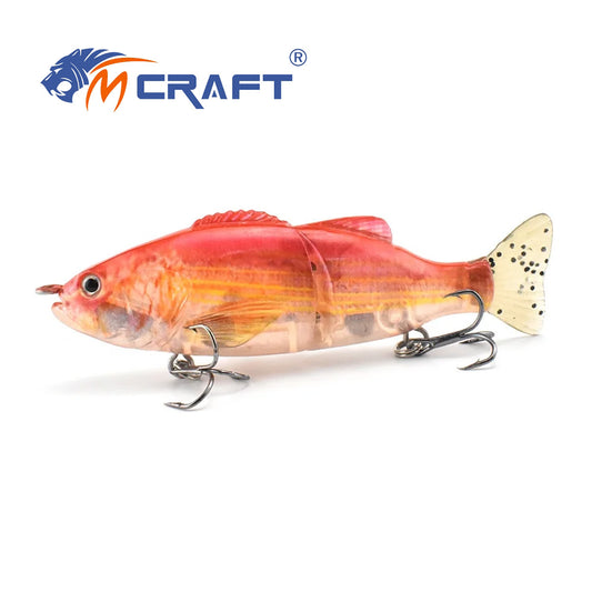 100mm/19.4g  4 inchSwimShad Glide Baits Jointed Swimbait Bass Pike Salmon Trout Muskie Fishing Lure
