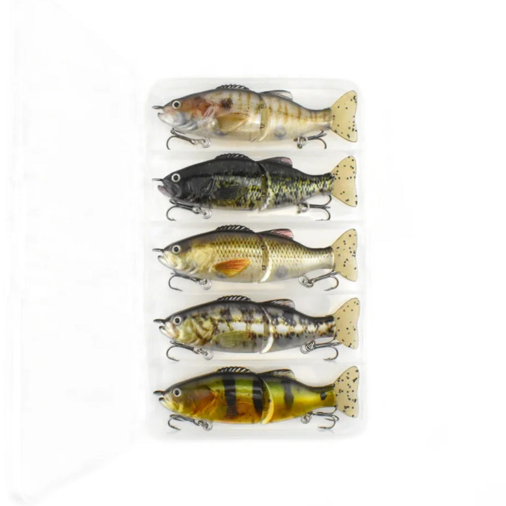 170mm/87g SwimShad Glide Baits Jointed Swimbait Bass Pike Salmon Trout Muskie Fishing Lure