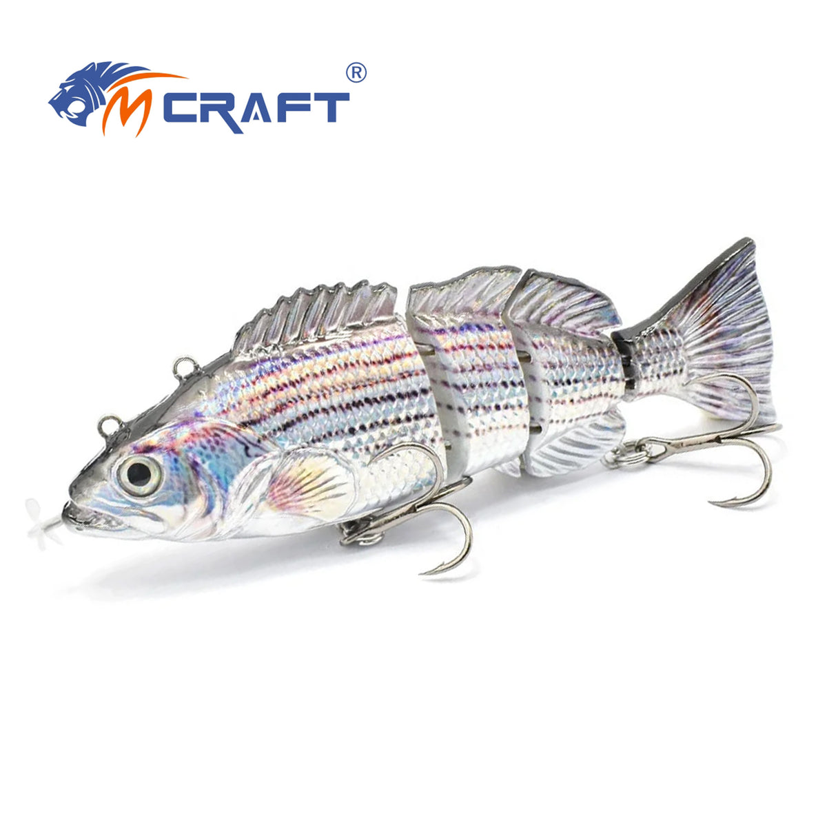 130mm/26g Multi Jointed Rechargeable Self-propelling Auto-swimming Robot Fish Lure Swim Baits