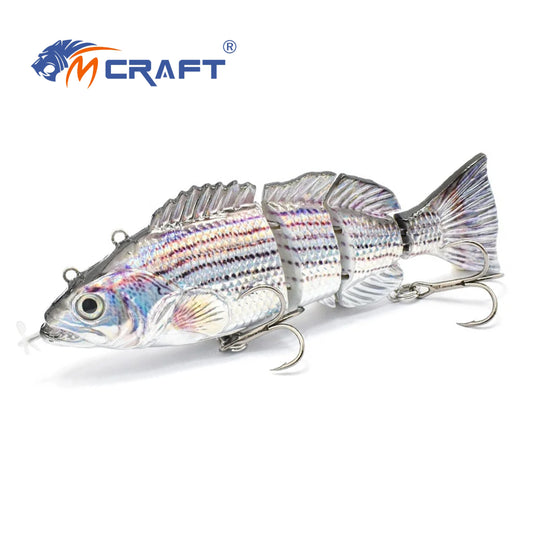 130mm/26g Multi Jointed Rechargeable Self-propelling Auto-swimming Robot Fish Lure Swim Baits