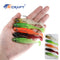 5pc Boneshad Easy Catch Soft Fishing Lures with BKK Hooks,Trembly Sinking and Vibrating Swim for More Bites, Pre-Rigged Swimbaits for Bass, Trout, Crappie, Walleye, Freshwater Saltwater Fishing