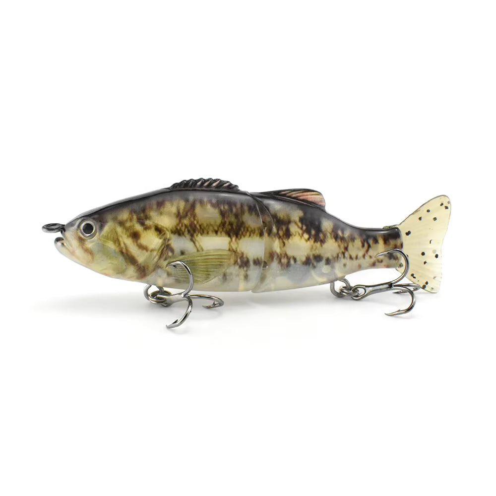 3.94in 0.68oz/100mm 19.4g 4 inchSwimShad Glide Baits Jointed Swimbait Bass Pike Salmon Trout Muskie Fishing Lure