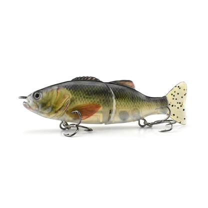 3.94in 0.68oz/100mm 19.4g 4 inchSwimShad Glide Baits Jointed Swimbait Bass Pike Salmon Trout Muskie Fishing Lure
