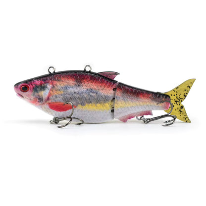 165mm/29.2g Automatic Swimming Bait Customized Fishing Lure Tail-driven Electronic Robot Bait with Anti-tangle Function & LED Light