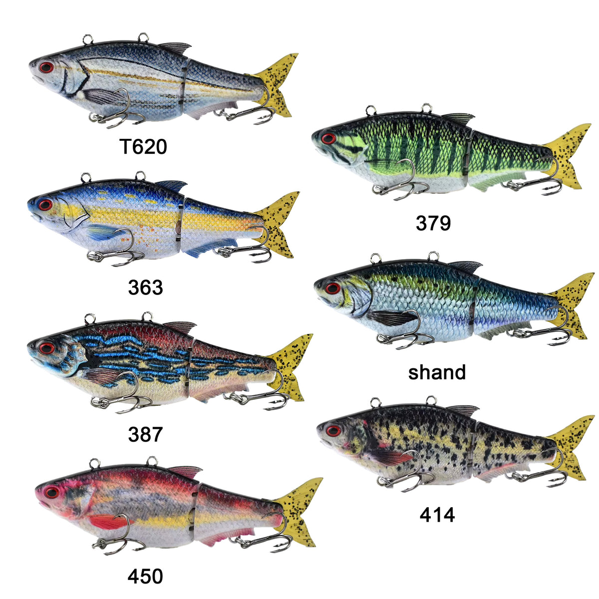 165mm/29.2g Automatic Swimming Bait Customized Fishing Lure Tail-driven Electronic Robot Bait with Anti-tangle Function & LED Light