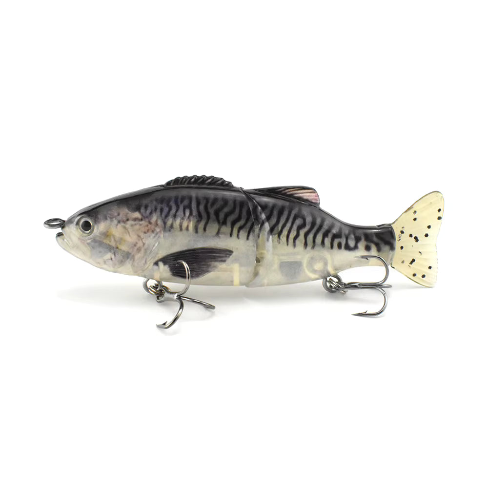 3.94in 0.68oz/100mm 19.4g 4 inchSwimShad Glide Baits Jointed Swimbait Bass Pike Salmon Trout Muskie Fishing Lure