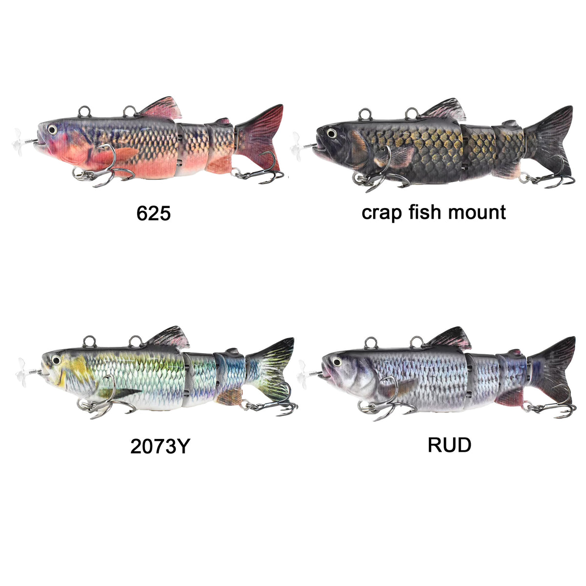 90mm/20g Robot Bait Electronic Fishing Lure Artificial Swimming Bait New Colors
