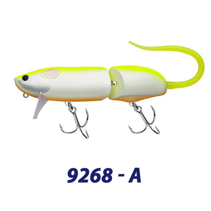 150mm/60g Floating Single-Joint Giant Rat Lure with Diving Lip