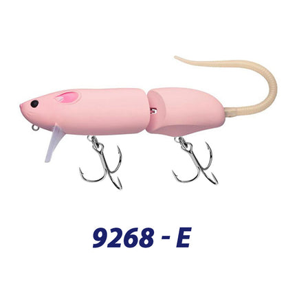 150mm/60g Floating Single-Joint Giant Rat Lure with Diving Lip