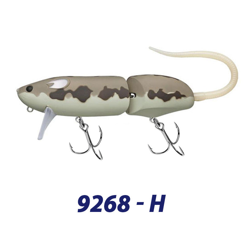 150mm/60g Floating Single-Joint Giant Rat Lure with Diving Lip