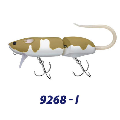 150mm/60g Floating Single-Joint Giant Rat Lure with Diving Lip