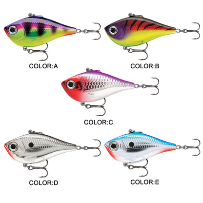 5pc 2.76in 0.85oz / 70mm 24g Plastic Sinking VIB Lure, Long Cast Japanese Style Hard Bait for Bass Freshwater Fishing