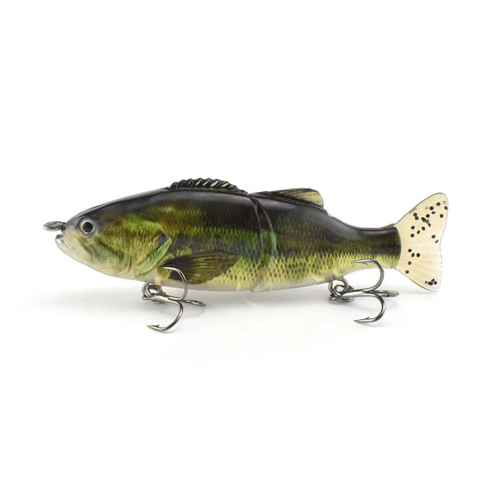 3.94in 0.68oz/100mm 19.4g 4 inchSwimShad Glide Baits Jointed Swimbait Bass Pike Salmon Trout Muskie Fishing Lure