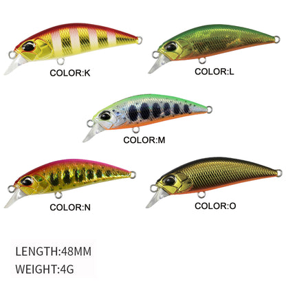 4pc 3.15in 0.85oz  80mm 24g Sinking VIB Hard Lure, Plastic Artificial Bait for Topmouth Culter & Bass Freshwater Fishing
