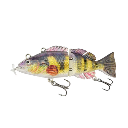 130mm/26g Multi Jointed Rechargeable Self-propelling Auto-swimming Robot Fish Lure Swim Baits