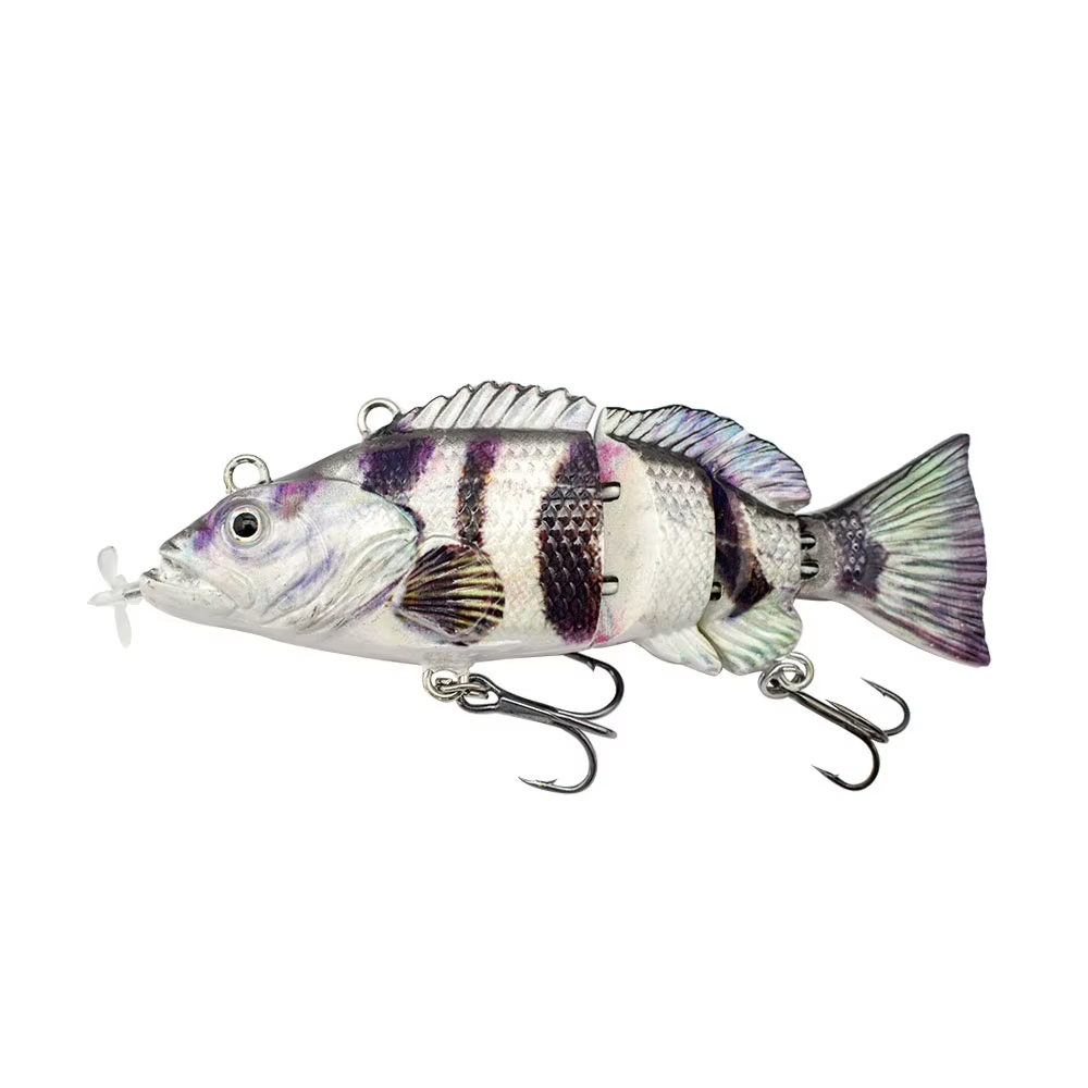 130mm/26g Multi Jointed Rechargeable Self-propelling Auto-swimming Robot Fish Lure Swim Baits