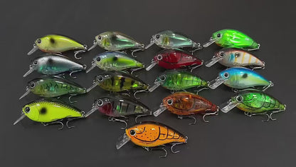 5pc 60mm/13.5g Crankbait Lure