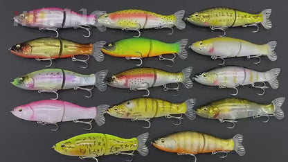 3pc 135mm/28g Slow Sinking Single-Joint Glide Bait