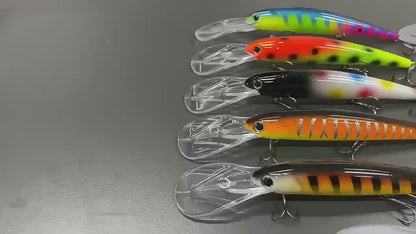 4pc 4.72in 0.71oz / 120mm 20g Floating Minnow Hard Lure, Realistic Artificial Bait for Topmouth Culter & Bass Freshwater Saltwater Fishing